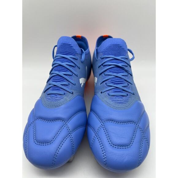 Puma Avant Pro ArmoYarns Leather Rugby Cleats Blue 106714-03 Men’s Size 9.5🛒 - Picture 10 of 12